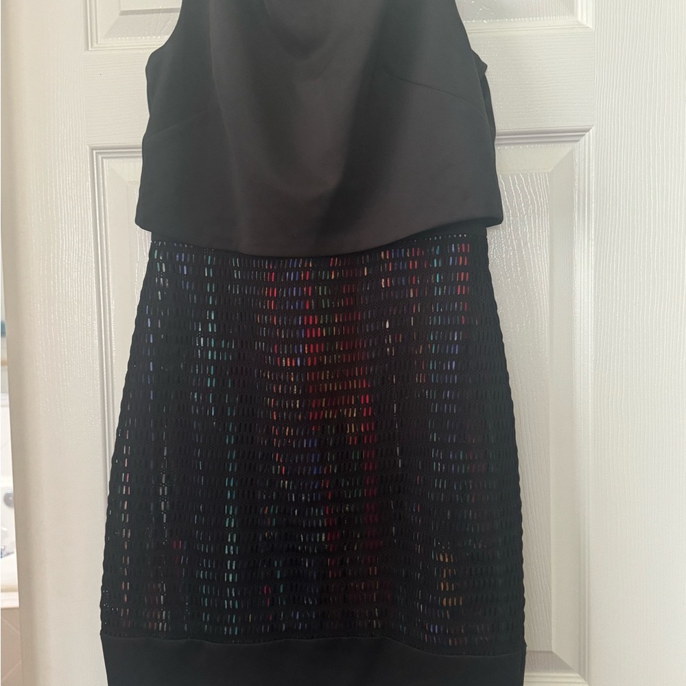 Signature by Sangria Black Strapless Dress